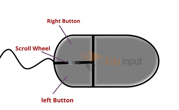 image showing the mouse and parts