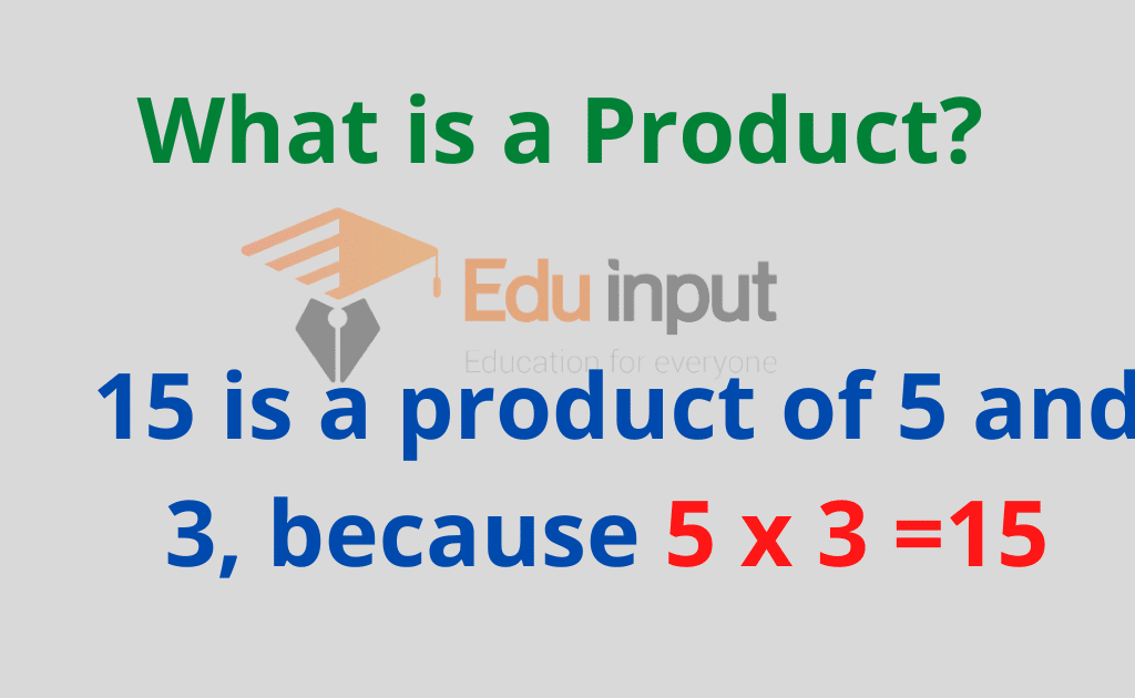 What Does The Word Product Mean In Math 4th Grade