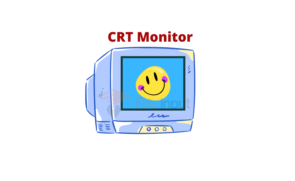 image showing the CRT monitor