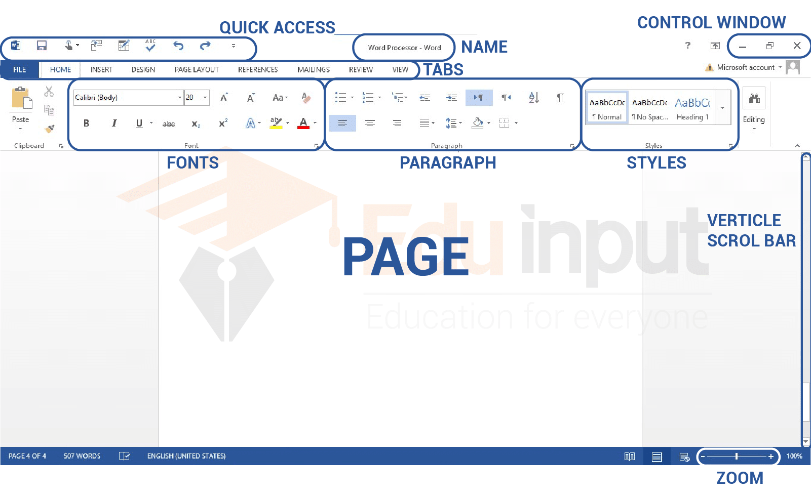 what-is-ms-word-ms-word-window-interface