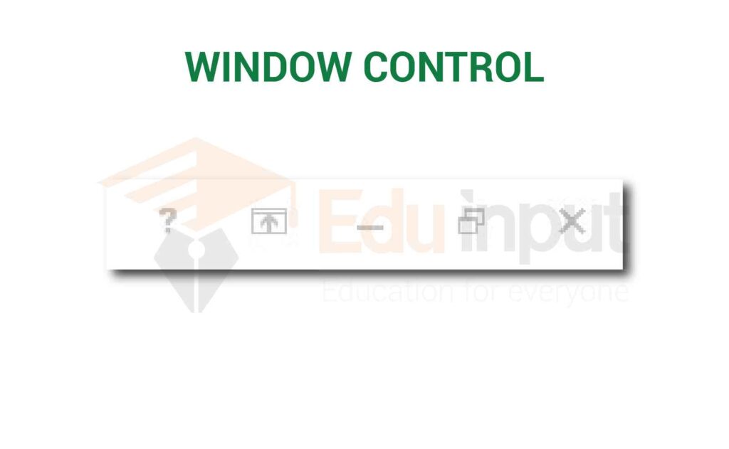 image showing the control buttons