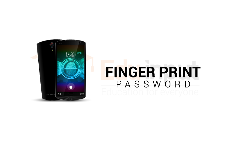 image showing the Finger print password