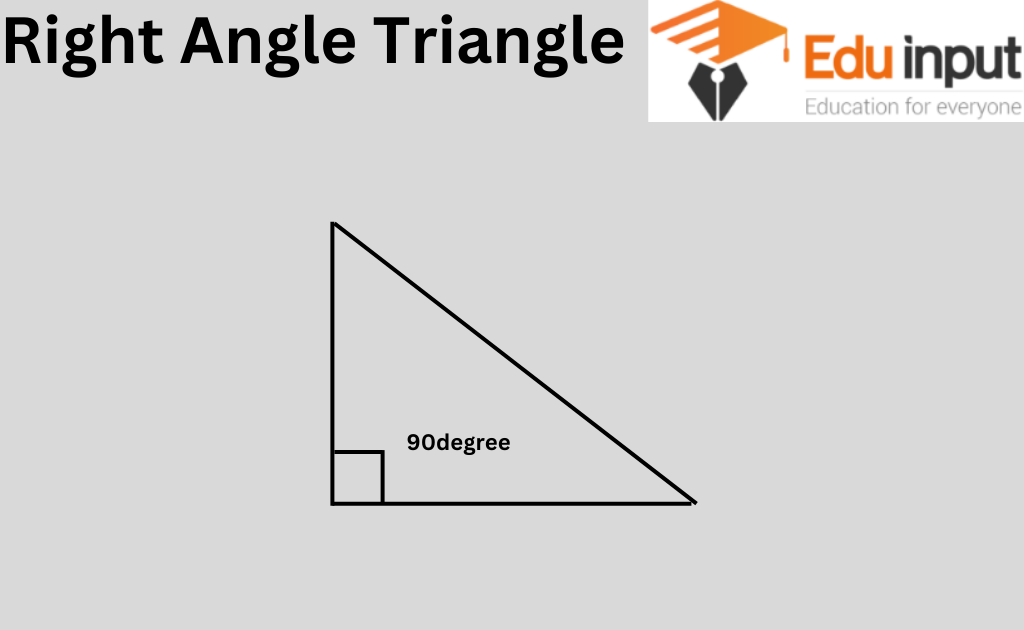 image showing the right angle triangle