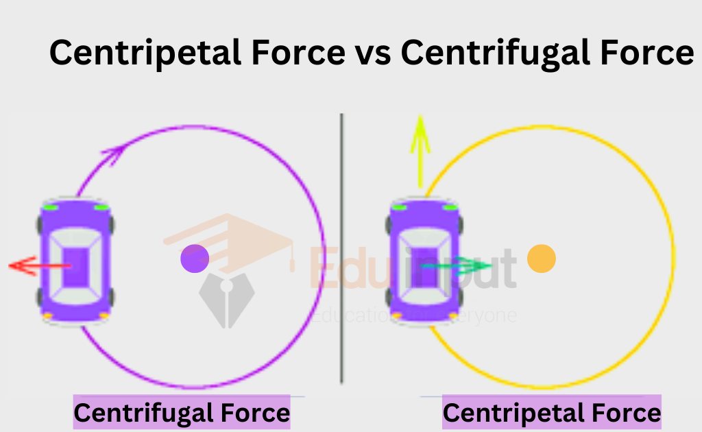 image showing the Difference Between Centripetal Force And Centrifugal Force