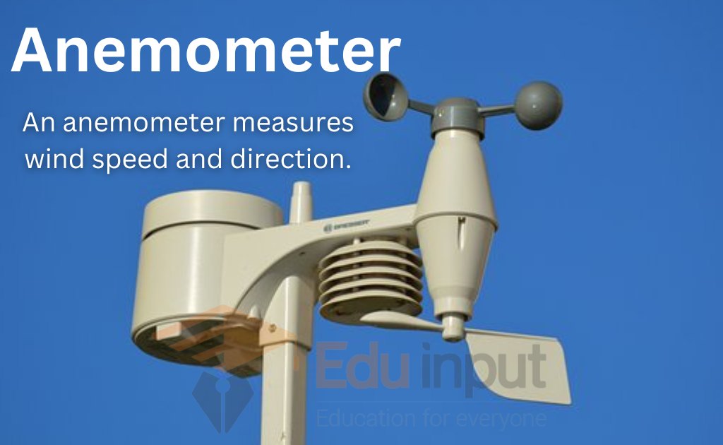 image showing the anemometer