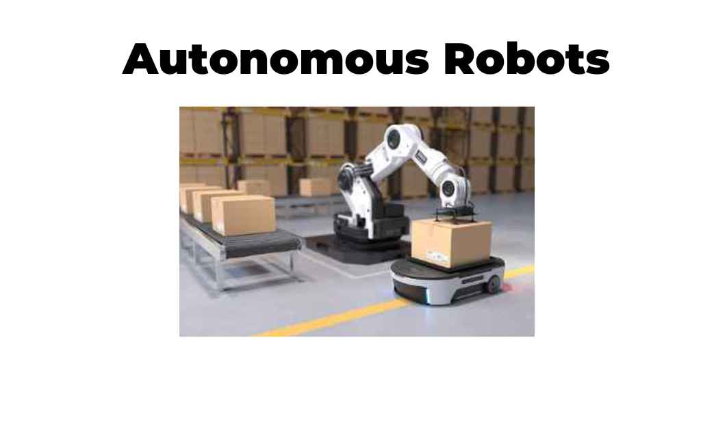 image showing the autonomous robot