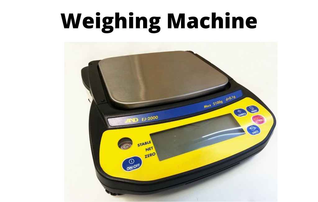 image showing weighing machine as application of digital computer