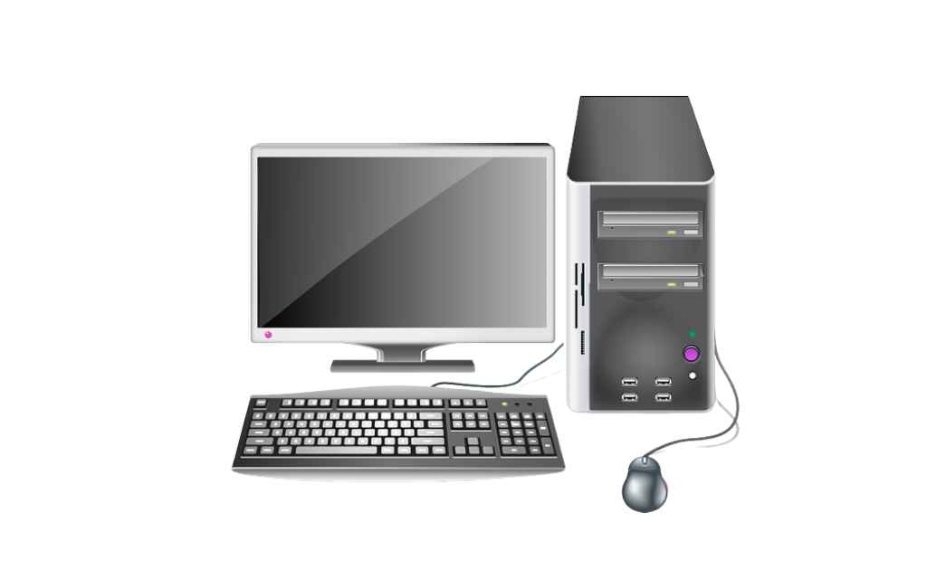 image showing the desktop computer
