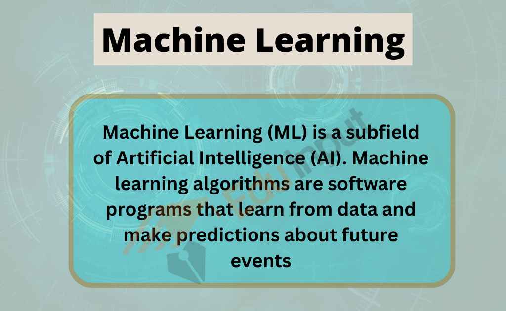image showing the machine learning definition