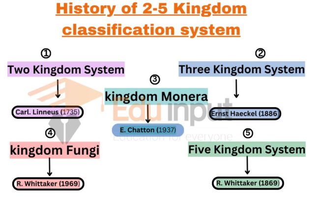 Two To Five Kingdom Classification System-An Overview