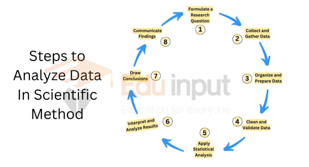 image showing steps of How To Analyze Data In Scientific Method?
