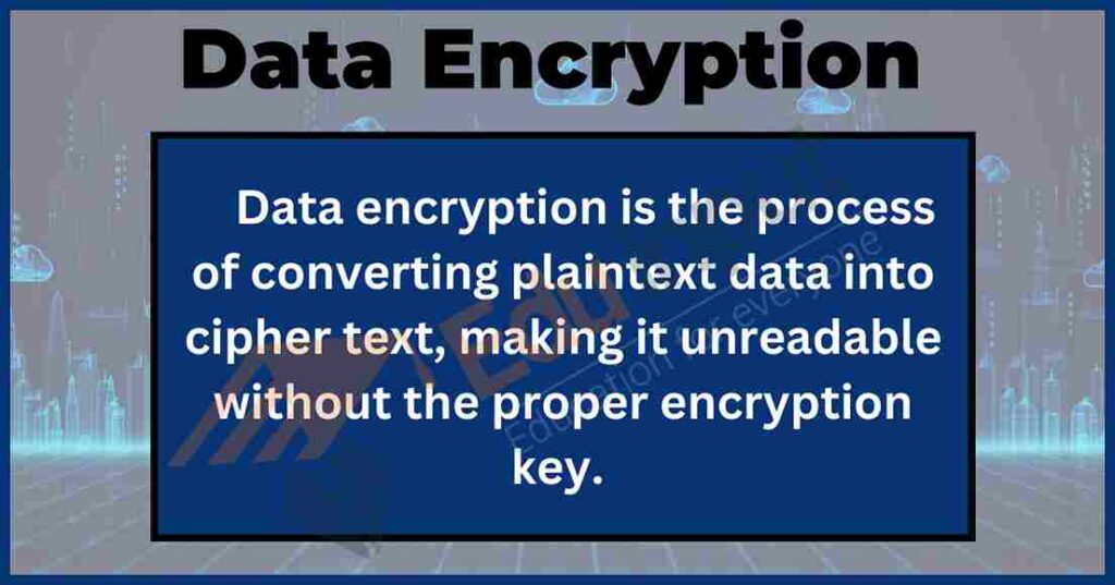 image showing the data encryption definition