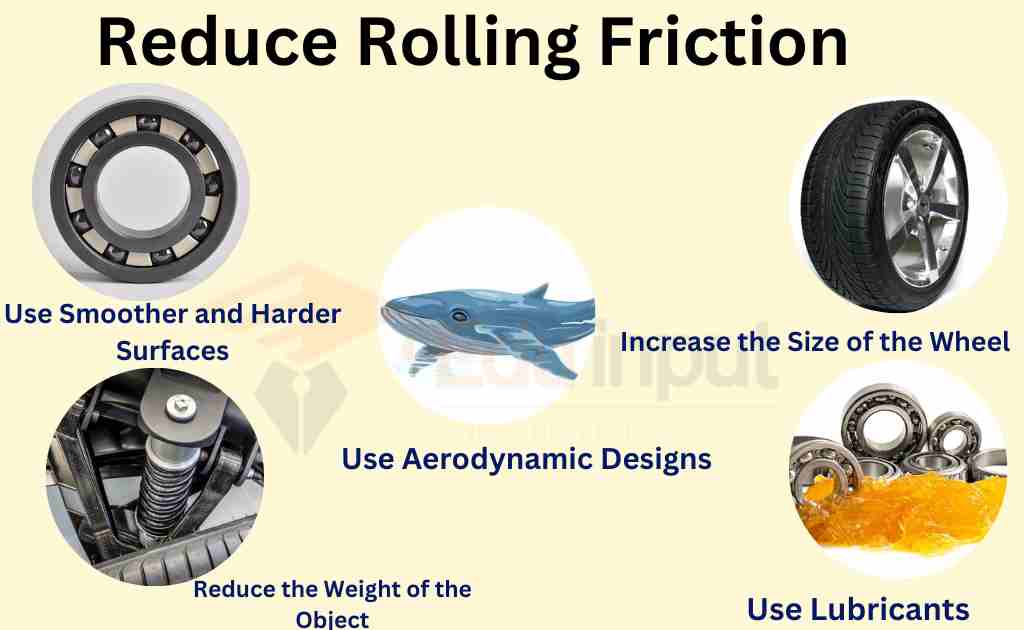 How to reduce rolling friction?