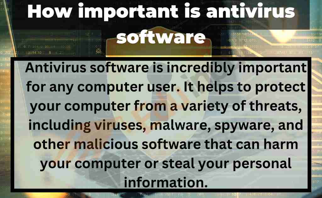 How Important Is Antivirus Software 1889