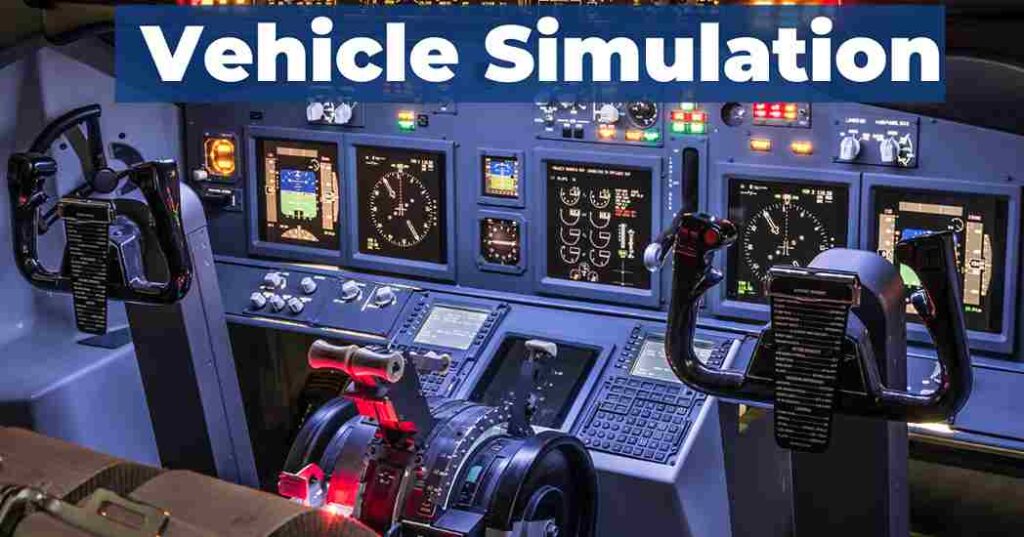 image showing the vehicle simulation