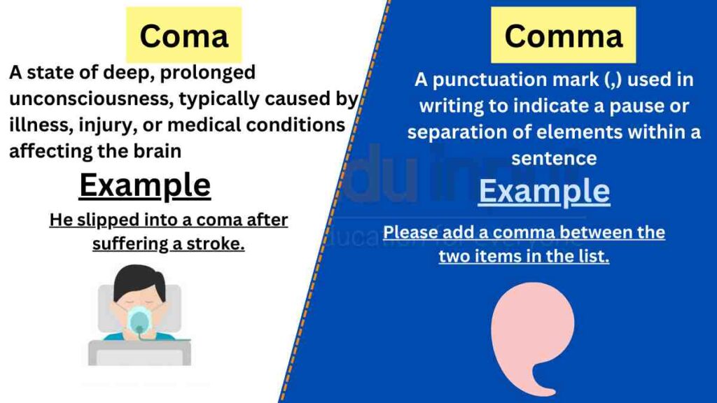 image of Comma vs Coma