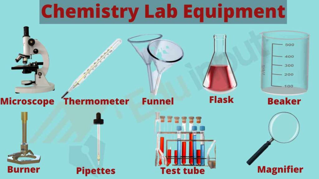 image showing the chemistry lab equipment
