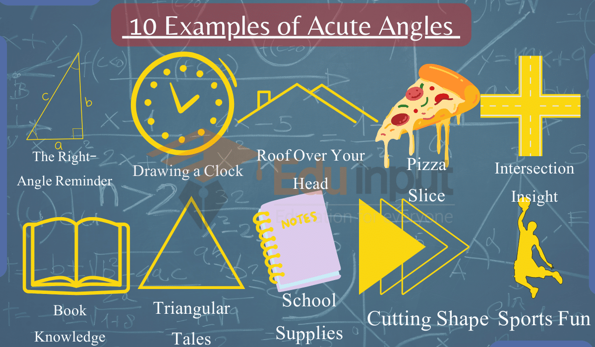 10 Examples of Acute Angles in Math