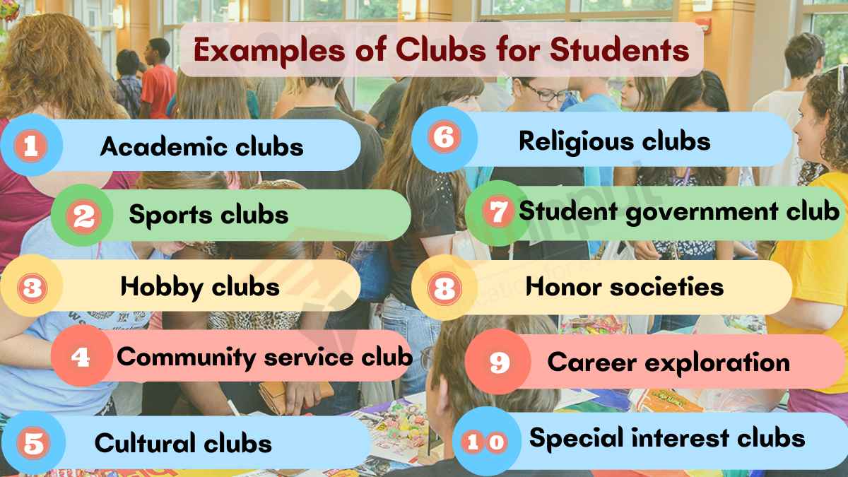 10 Examples of Clubs for Students
