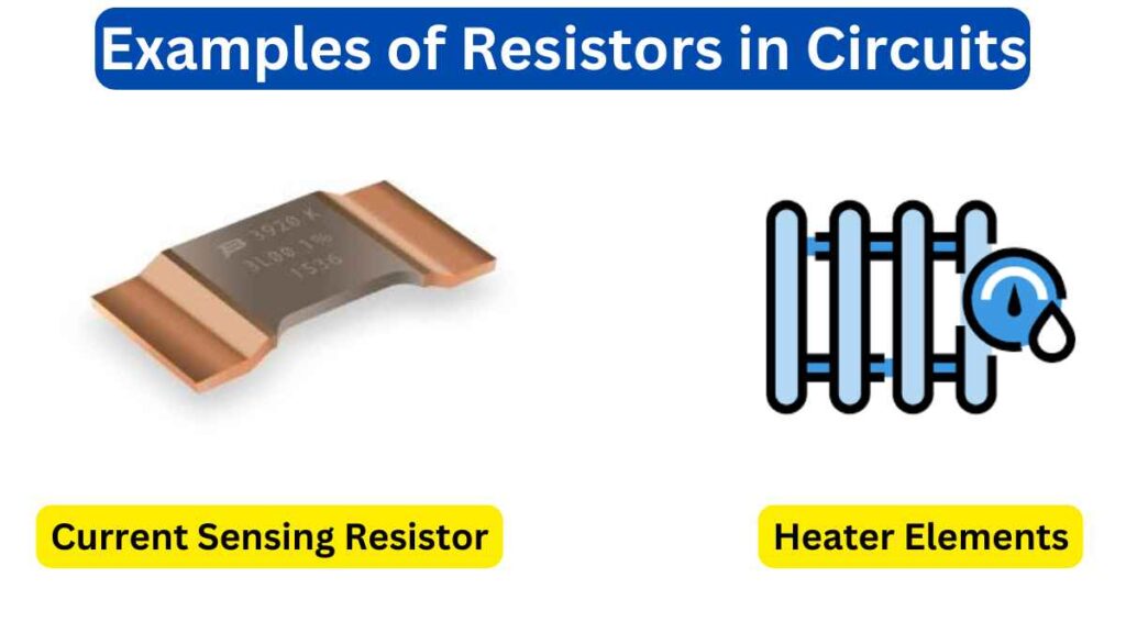image of Examples of Resistors in Circuits