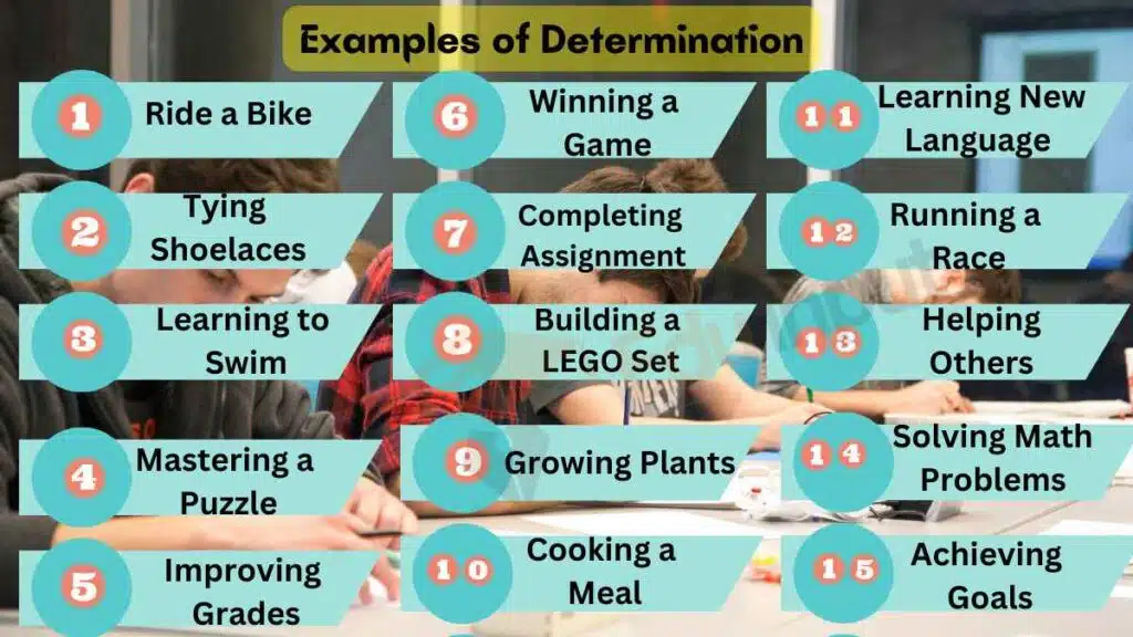 Image showing the Examples of Determination