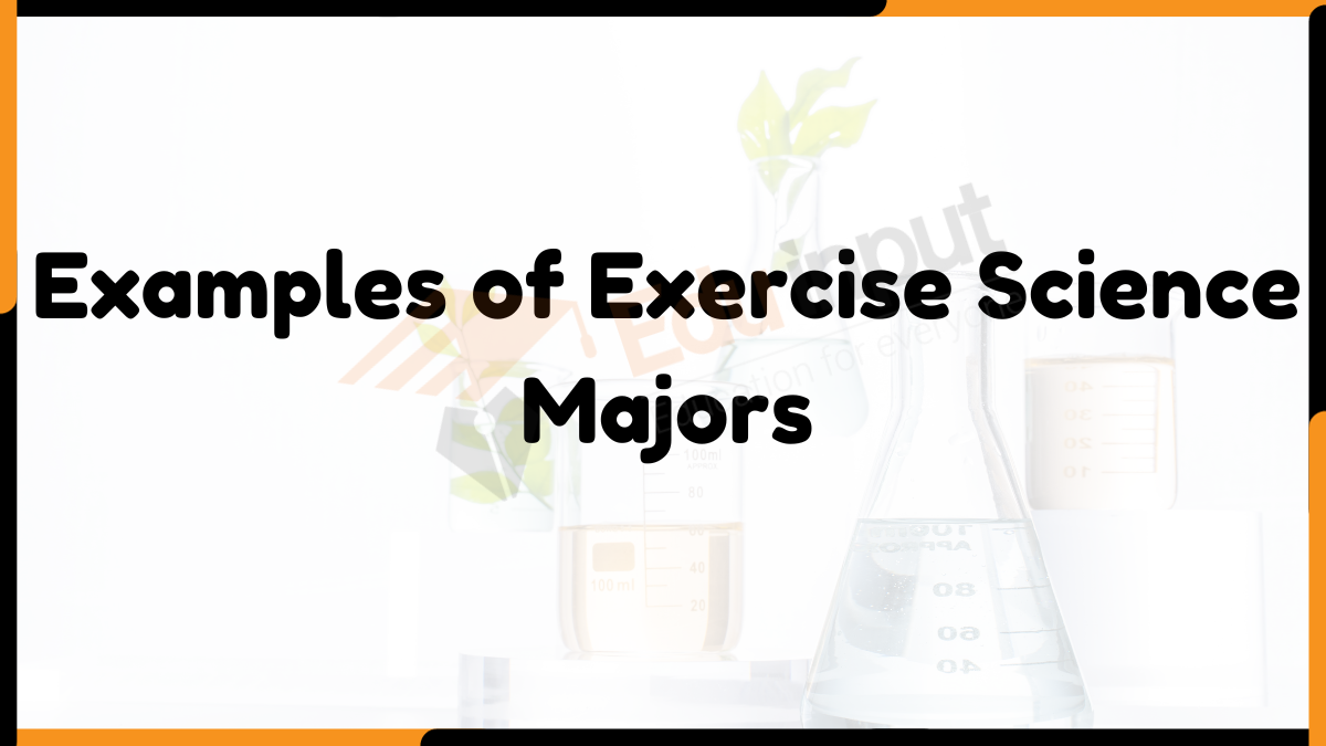 20 Examples of Exercise Science Majors