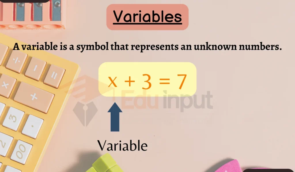 image showing variables