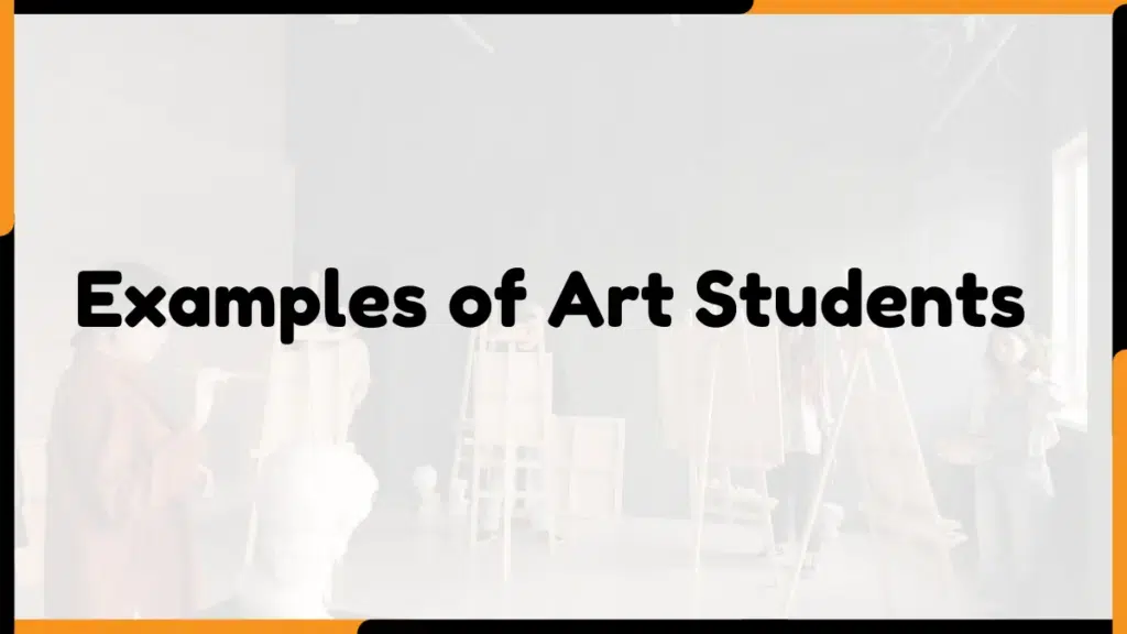 Image showing Examples of Art Students