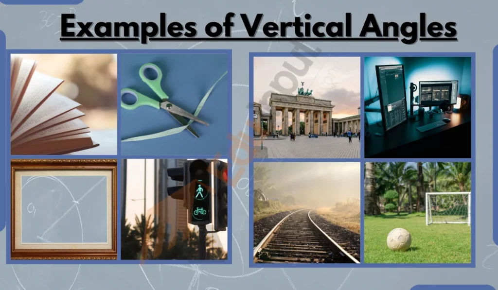 Image showing examples of vertical angles