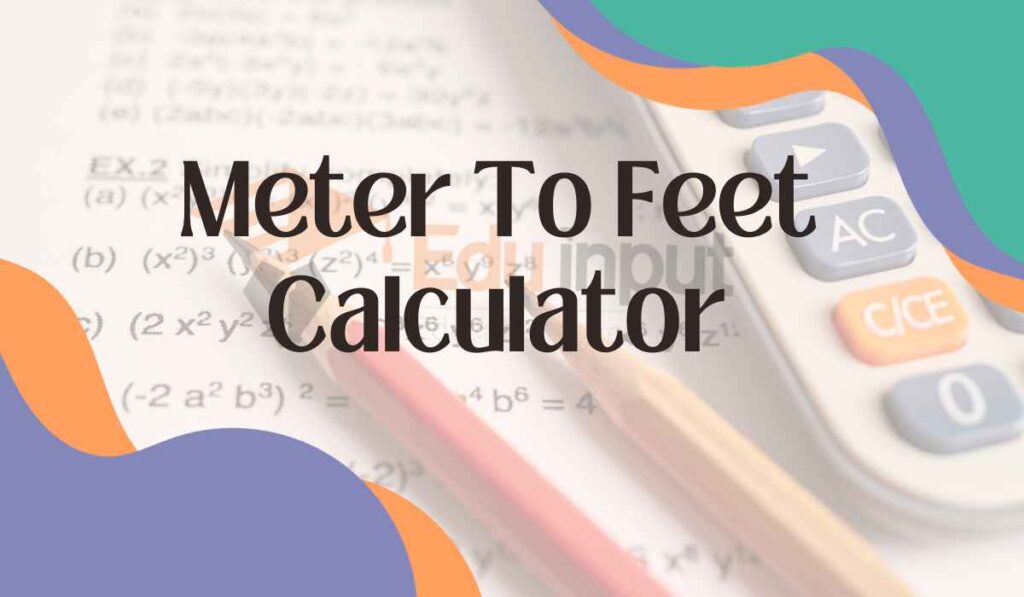 image showing meter to feet calculator