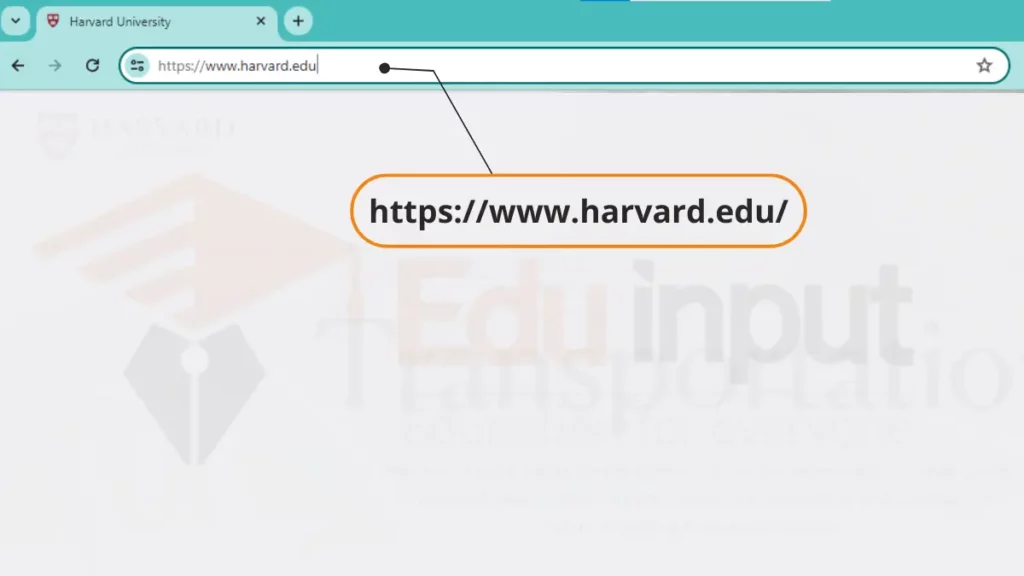 URL with .edu Top Level Domain as an example of URL
