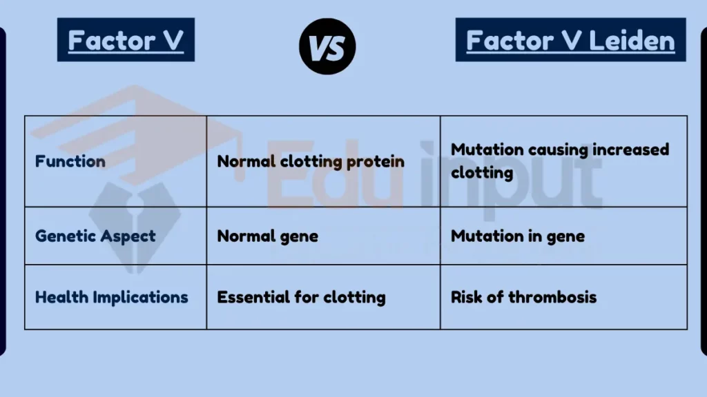 image showing Difference Between Factor V and Factor V Leiden