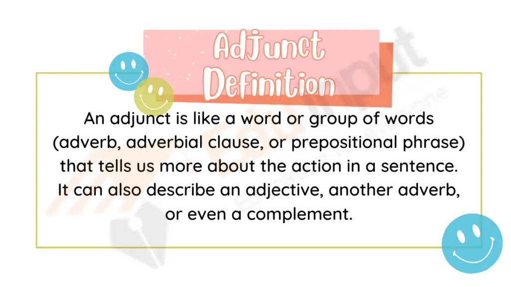 Image showing Definition of adjunct