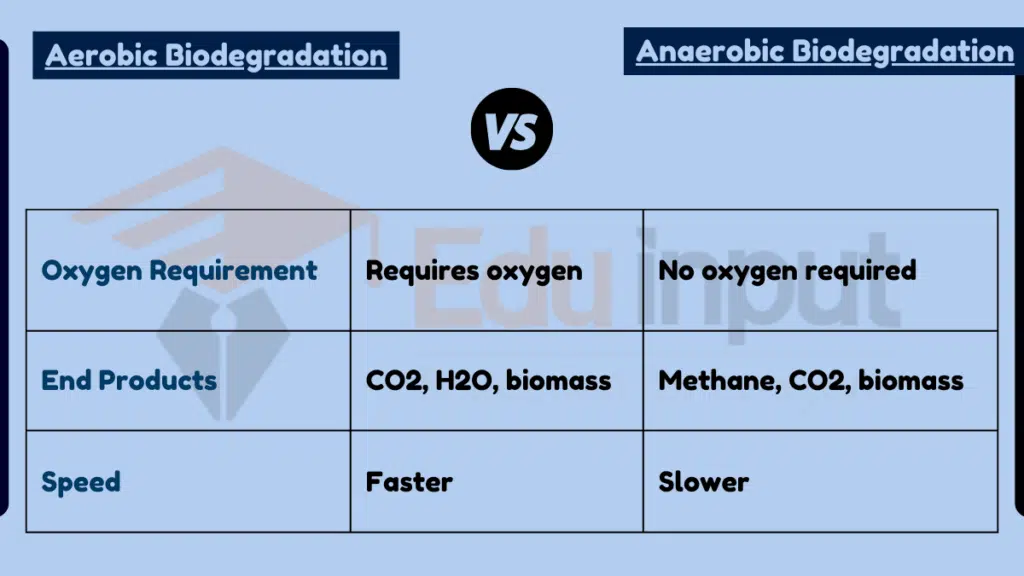 image showing Difference Between Aerobic and Anaerobic Biodegradation