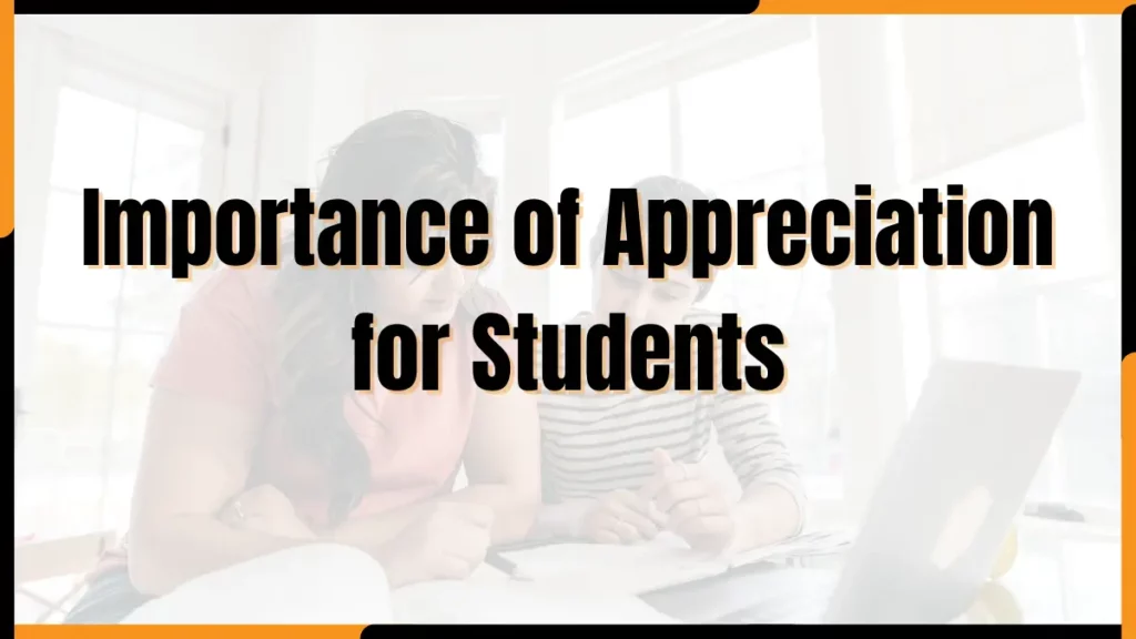 image showing Importance of Appreciation for Students