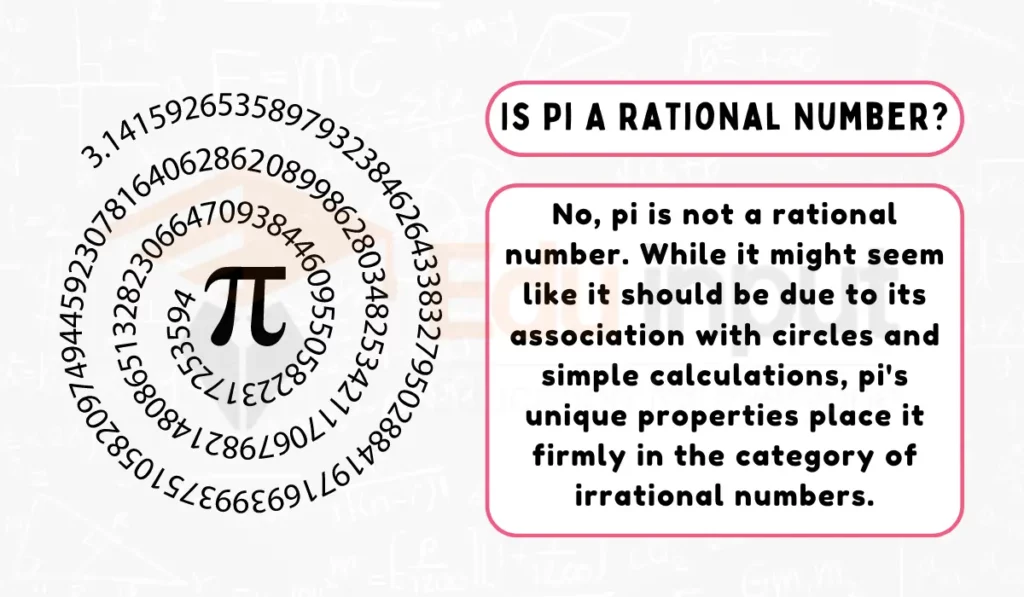 IMAGE SAHOWING Reasons Why Is Pi not A Rational Number?