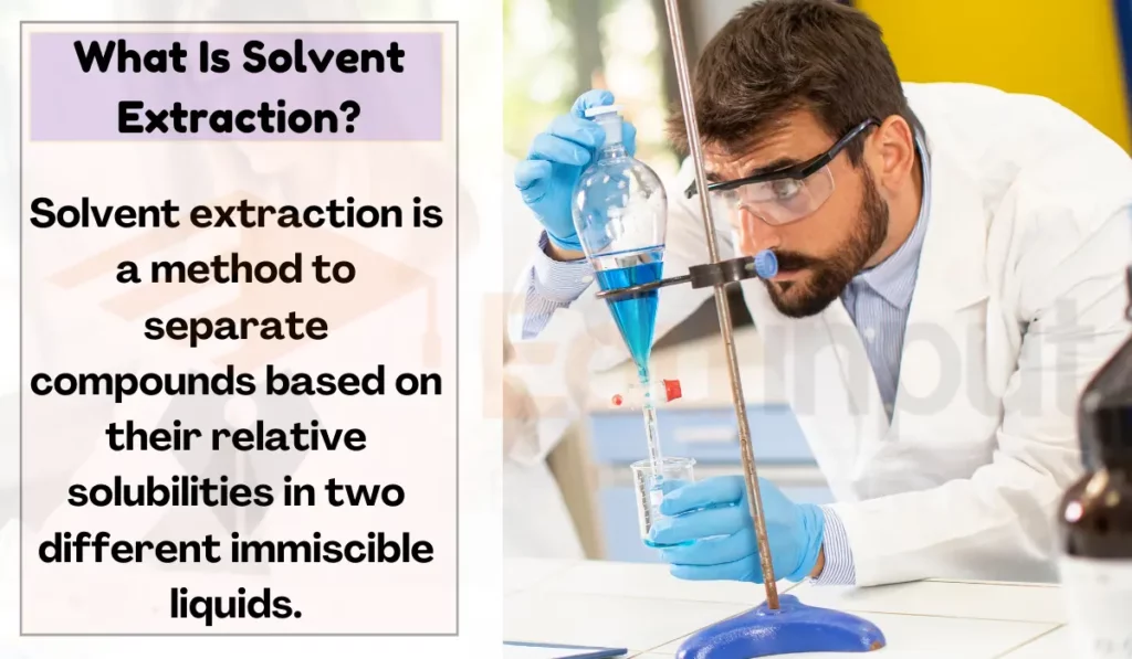 Solvent Extraction -Types, Principle, uses