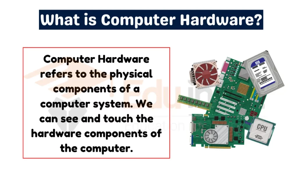 Image showing What is computer hardware?