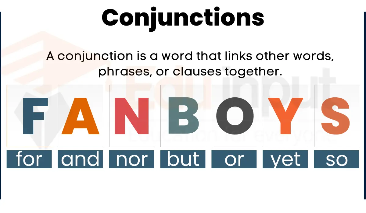 What is conjunction, Types, Examples, and Usage in Sentneces