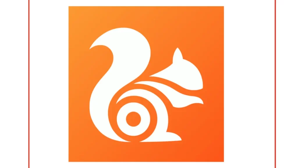 image showing UC BROWSER as an example of web browser