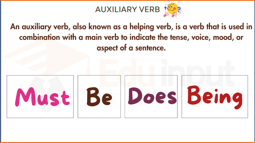 image showing What is Auxiliary verb?