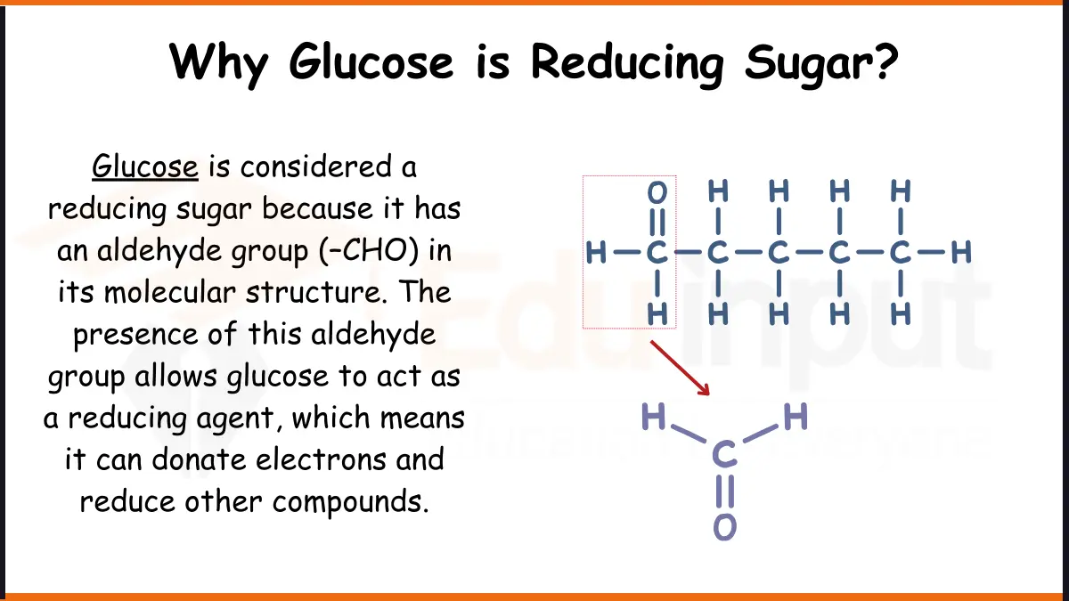 Why Glucose is Reducing Sugar?