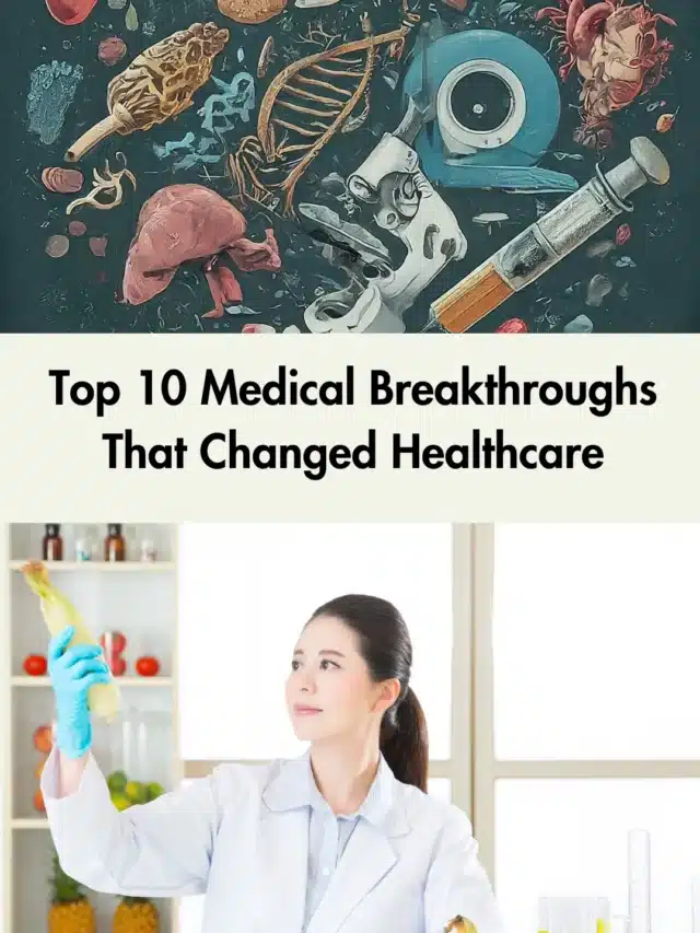 Top 10 Medical Breakthroughs That Changed Healthcare