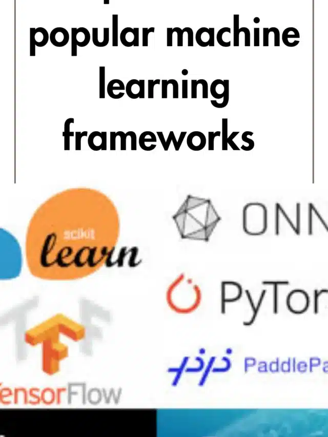 Top 10 most popular machine learning frameworks