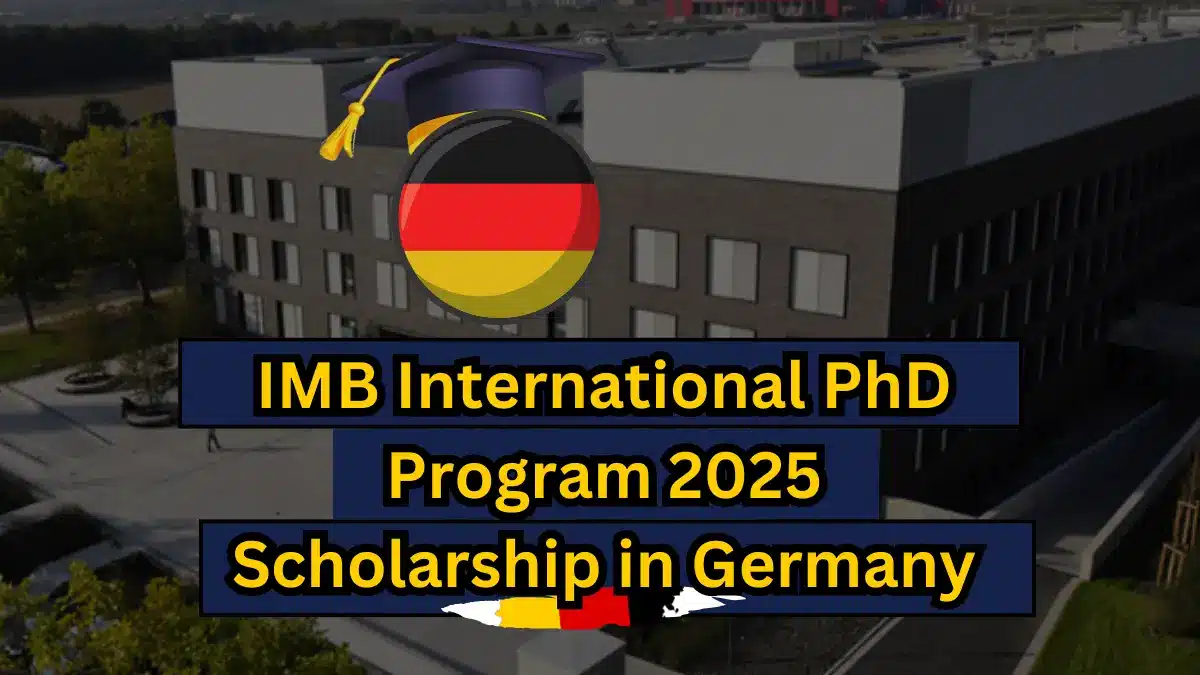 IMB International PhD Program 2025 Scholarship in Germany