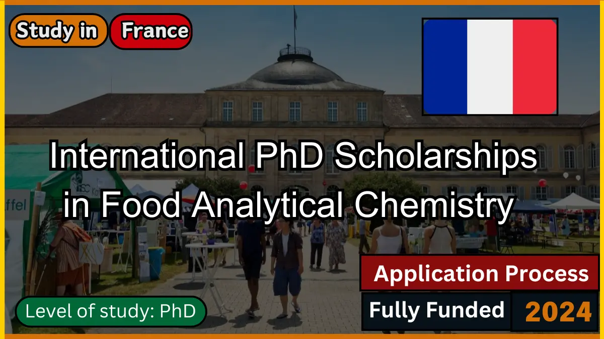 International PhD Scholarships in Food Analytical Chemistry 2024