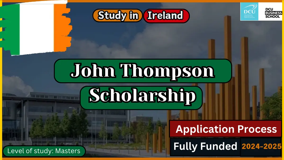 John Thompson Scholarship (2025) Ireland