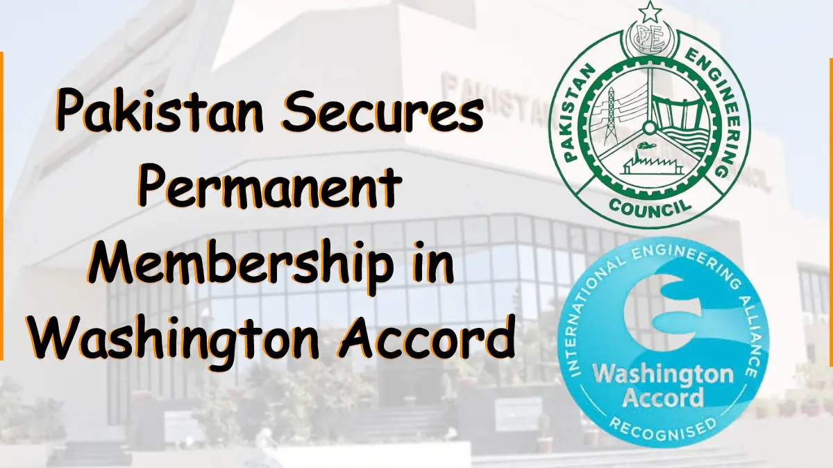 Pakistan Secures Permanent Membership in Washington Accord