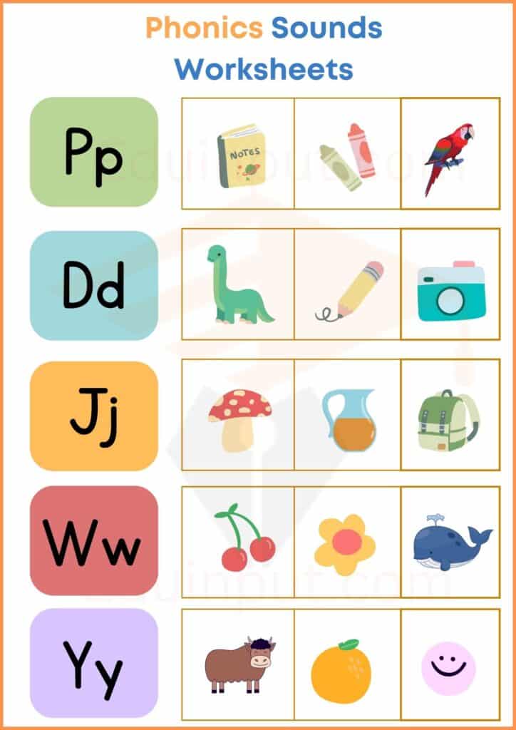 Phonics Sounds Worksheets 3