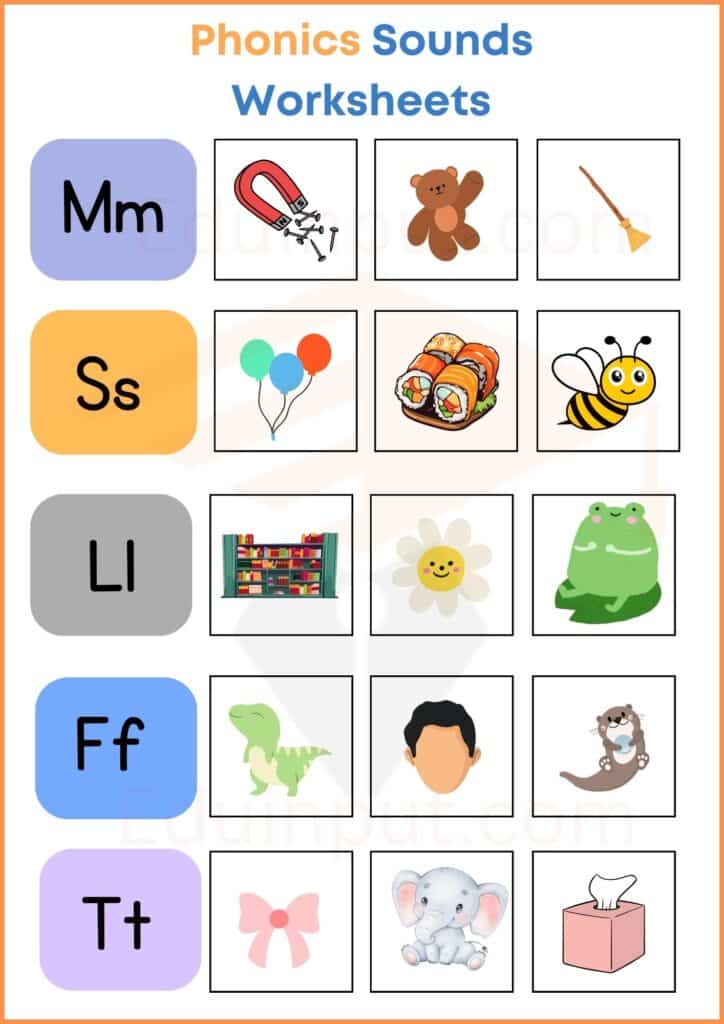 Phonics Sounds Worksheets 4